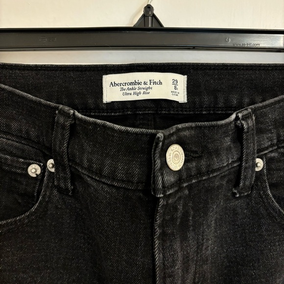 abercrombie & fitch ankle straight ultra high rise jean - Picture 3 of 3